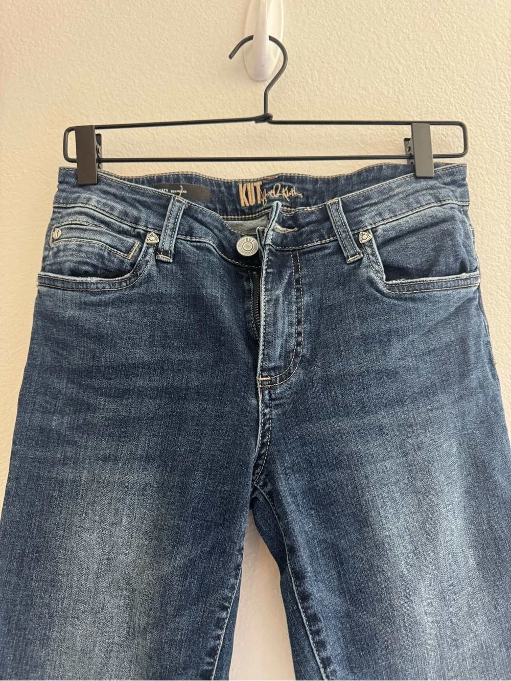 Kut from the Kloth Dark Blue Denim Boyfriend Jeans - Picture 3 of 11